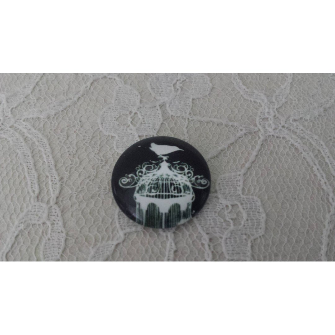 rond glas cabochon 20mm vogels 011 