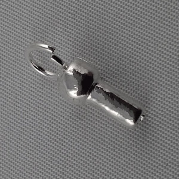 set 10 holle PVC-koordsluitingen 5 mm