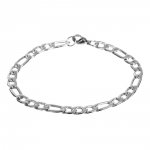 Armband N°02 in 304 roestvrij staal, 21 cm