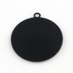 10 x 30mm zwarte cabochonhouders, cabochonhangers 06NR
