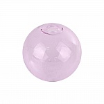 10 Glazen bollen 12mm rond Roze om te vullen