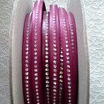 Leer DD-Fuxia 10 mm Swarovski Strass per 20 cm