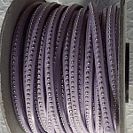 Lederen kogelketting 06 mm met nikkelvrije kogelketting per 20 cm