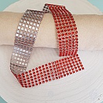 Strass lint N°03 Rood per 0,50 cm.