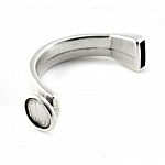 Halve armband in Zamak 12 mm x 03 mm