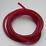 1 meter Pvc holle koord 3 mm Bordeaux