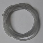 1 meter Pvc hol koord 5 mm lichtgrijs