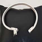 10 mm Dark Cobalt Ball Leather met nikkelvrije kogelketting per 20 cm