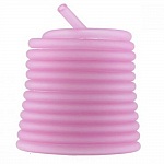 1 meter Pvc Holle Koord 6,5 mm Violet Roze