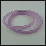 0,50 Cm PVC holle rechthoek Violet Roze