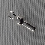 set 10 holle PVC-koordsluitingen 5 mm