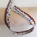 Multibloem en kant lint N°04