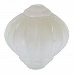 Parel Lucite Lampion Vorm Gestreept Kristal