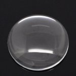 Cabochon Rond 30 mm in helder vergrootglas N°13