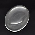 Cabochon Ovaal 30 x 40 mm in helder braamglas N°21