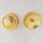 23mm Gouden knoop N°04 Rond