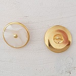 23mm Gouden knoop Nr. 09 Rond