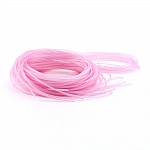 1 meter 1,5 mm Violet Roze PVC draad.