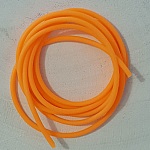 1 meter 2 mm fluorescerend oranje hol pvc-koord.
