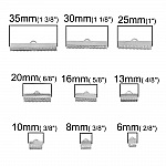20 Sluitingen 35 x 8 mm Zilver