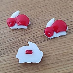 Knoop met konijnenontwerp voor kinderen Nr. 01