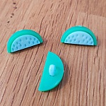 Button fantasie watermeloen patroon voor kinderen nr. 11 medium blauw