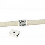 Doorgang 06 mm in Zamak N°34 Zilver