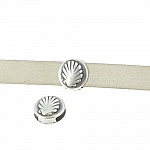 10 mm Zamak doorvoer N°28 Zilver