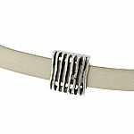 10 mm Zamak doorvoer N°33 Zilver