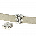 10 mm Zamak doorvoer N°35 Zilver