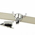 10 mm Zamak doorvoer N°48 Zilver