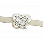 10 mm Zamak doorvoer N°53 Zilver