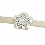 10 mm Zamak doorvoer N°54 Zilver