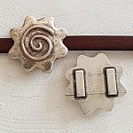 13 mm Zamak doorvoer N°12 Zilver