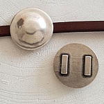 13 mm Zamak doorvoer N°14 Zilver