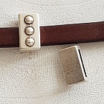 Zamak N°18 Zilver 13 mm doorvoer