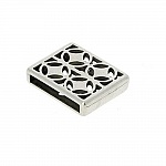 20 mm Zamak Passage N°01 Zilver