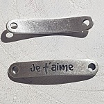 03 mm Zamak connector N°01 Zilver