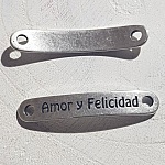 03 mm Zamak connector N°05 Zilver