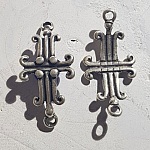 Zamak connector 04 mm N°02 Zilver