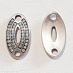 04 mm Zamak connector N°03 Zilver