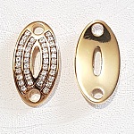 04 mm Zamak connector N°03 Goud