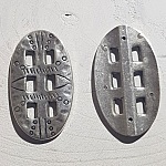 Zamak Oval Connector N°01 Zilver