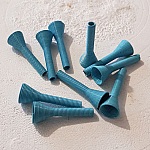 Spiraalvormige kegelbeker N°03 X 2 P-Kleur N°01.