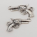 Bedel revolver pistool N°02 Zilver