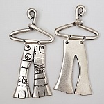 Broek Charm N°01 in Zamak