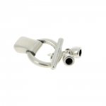 5 mm Zamak lederen knevelsluiting