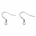 Oorbelhouder Roestvrij stalen haak N°05 x 5 paar