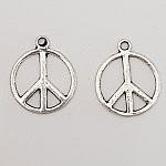 Peace & Love bedel N°05 Zilver 