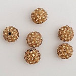 10 mm shamballa stijl hars kraal N°04